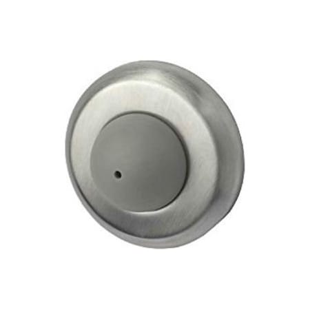 Yale Commercial Rockwood Wall Stop - Convex, 2-1/2"Dia Chrome Plated 85791